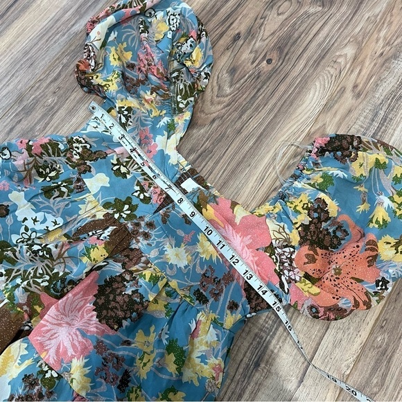 Anthropologie Entro Babydoll Floral Mini Dress - Picture 9 of 10